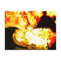 burnt. postcards