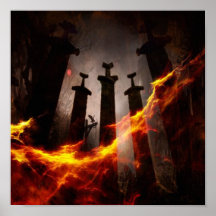 Burnt to the ground poster