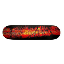 Burnt Up Skateboard