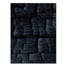 Burnt Wood Texture Post Card