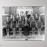 Burrett College Girls Basketball Print