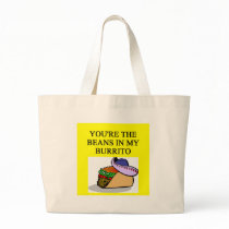BURRITO and beans lover Tote Bags