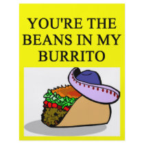 BURRITO and beans lover