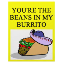 BURRITO and beans lover