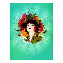 Burst into Bloom Post Cards