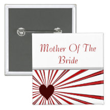 Burst Of Love (Wedding) Button