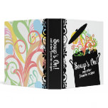 Bursting aromas cooking pot recipe cookbook binder binders