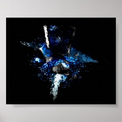 Bursting Glass Poster by su2ge