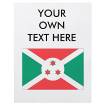 Burundi Flag Flyer Design