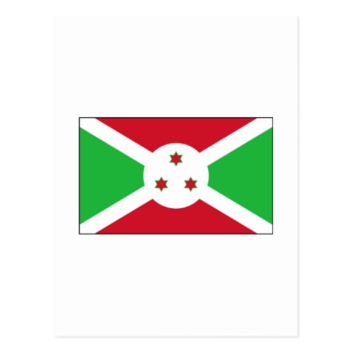 Burundi FLAG International Post Card