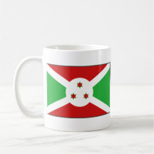 Burundi Flag ~ Map Mug