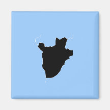 BURUNDI FRIDGE MAGNET