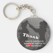 'Bury the Hatchet' Keychain