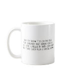 Bus Aide - Day By Day Poem Mug II
