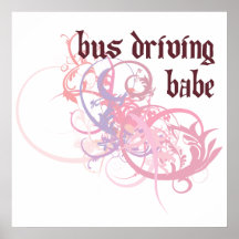 Bus Babe Print