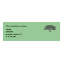 Bus Card - Genealogy research interests Business Card Templates