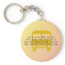 Bus Driver - Day By Day Poem Keychain