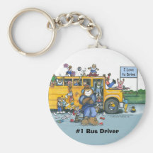 Bus Driver Keychain