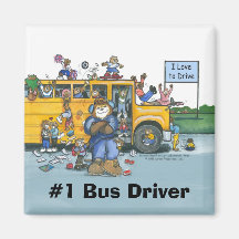 Bus Driver Magnet