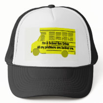 Bus Driver-Problems Behind Me Hat