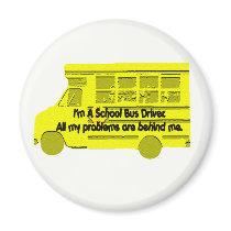 Bus Driver-Problems Behind Me Magnet