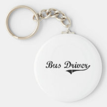 Bus Driver Professional Job Keychain
