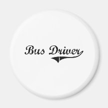 Bus Driver Professional Job Magnet