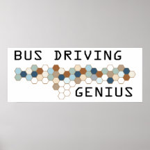 Bus Driving Genius Posters