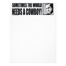 BUSH--COWBOY-White Letterhead