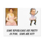 bush , eisenhower_mamie, Some Republicans are p... Postcard