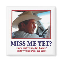 BUSH-HAT REFRIGERATOR MAGNET