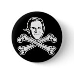 Bush Head and Crossbones Button