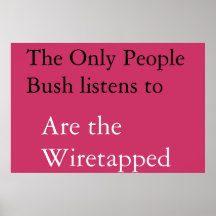 Bush influentials posters
