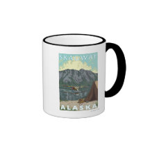 Bush Plane & Fishing - Skagway, Alaska Mug