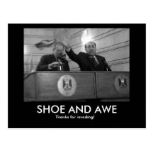 BUSH Shoe and Awe Postcards