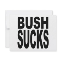 Bush Sucks Personalized Invite