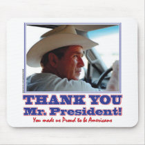 Bush-Thank-You-American Mouse Pads