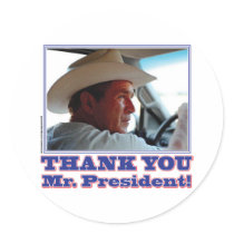 Bush-Thank-You Stickers