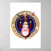 bush - the last cowboy print