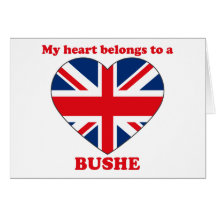 Bushe Greeting Card