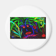 bushman refrigerator magnet