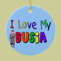 Busia "I Love My Busia" Christmas Ornament ornaments