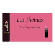 business3 copy, lipstickpink, Lea Thomas, Avon ... Business Card Template