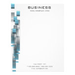 business_blue_letter letterhead design