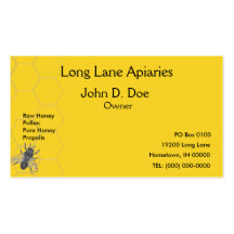 Business Card - Apiary - Beekeeping