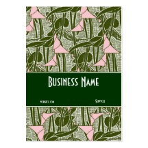 Business Card Art Nouveau Deco Elegant