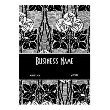 Business Card Art Nouveau Deco Elegant