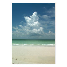"business card beach scene"