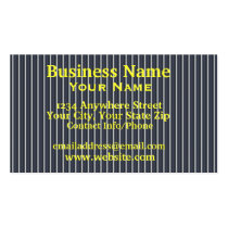 Business Card Blue Aluminum business cards