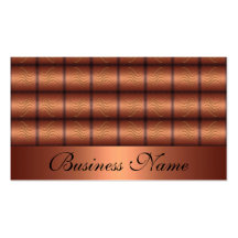 Business Card Bronze Fabric Rolls
